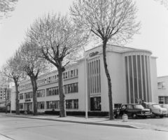 Le bâtiment de l’entreprise Gilette avenue de Genève à Annecy, 1966.